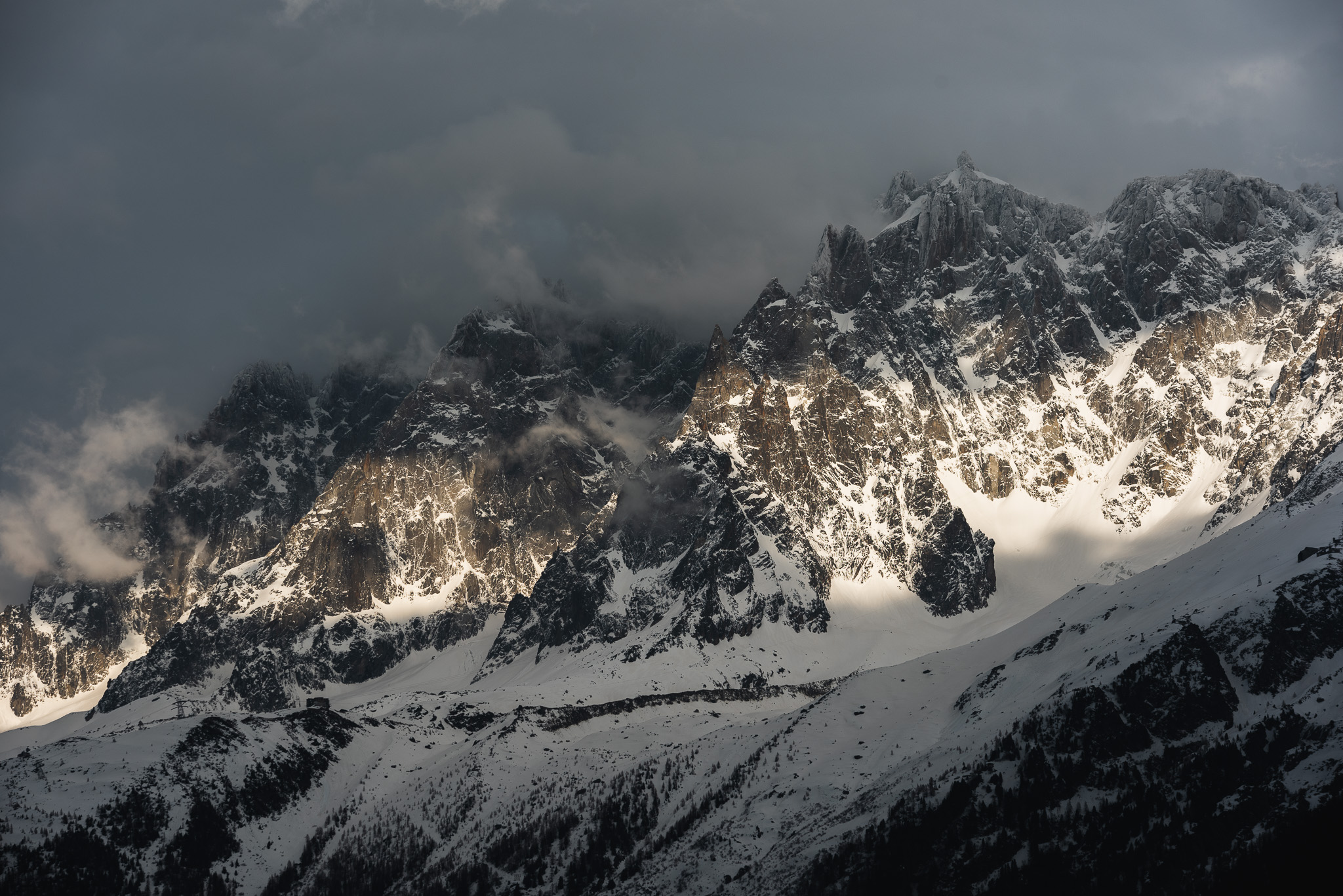 Chamonix Alp mountain range