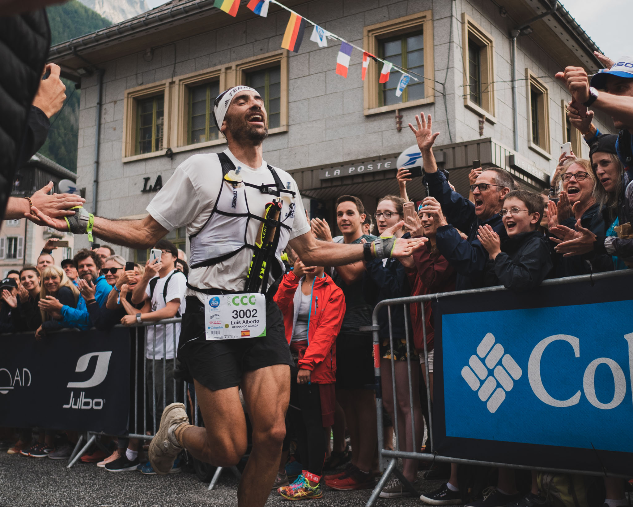 Runner at Chamonix UTMB